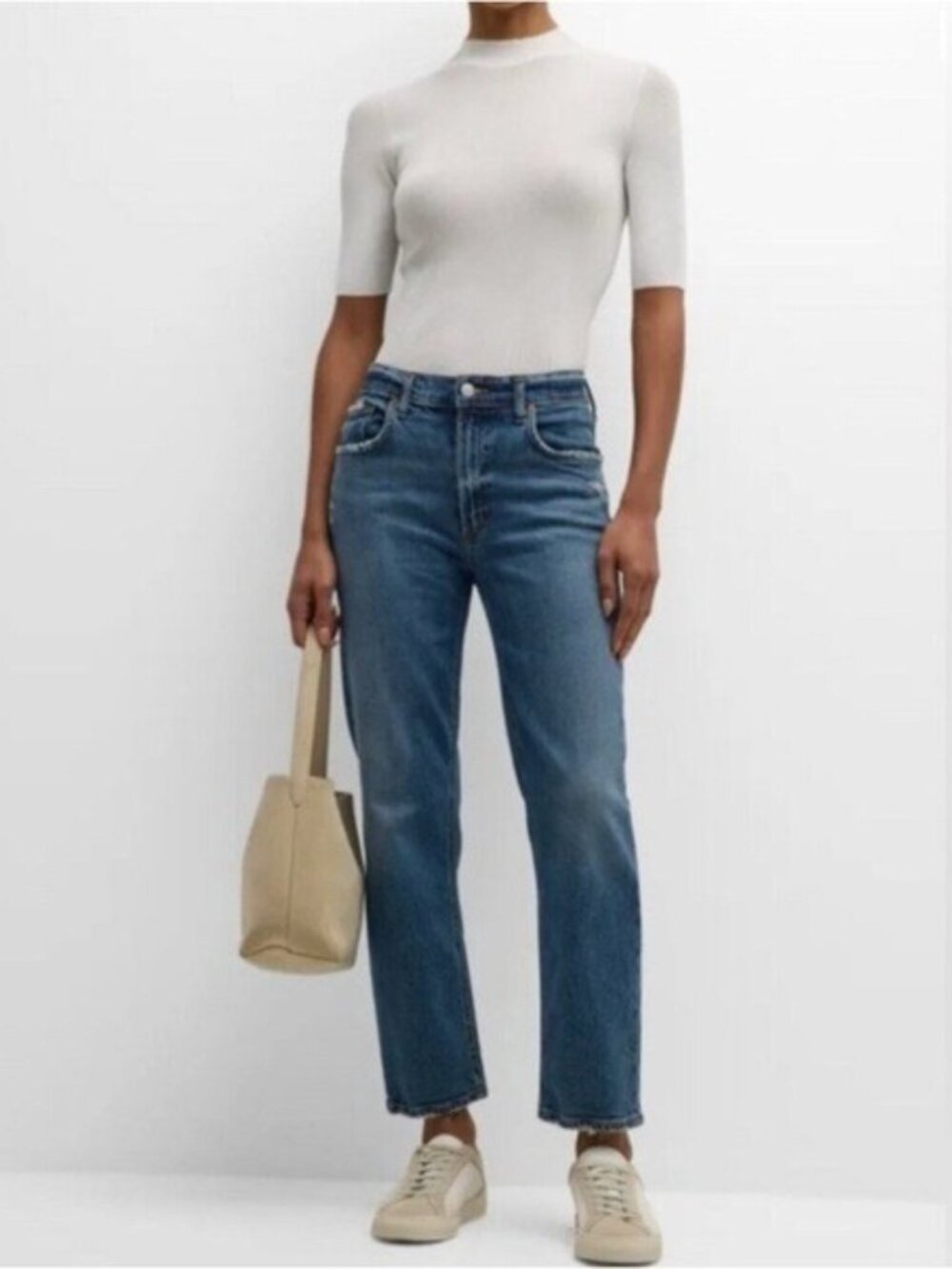 Agolde Kye Mid Rise Straight Crop Jeans Notion 24